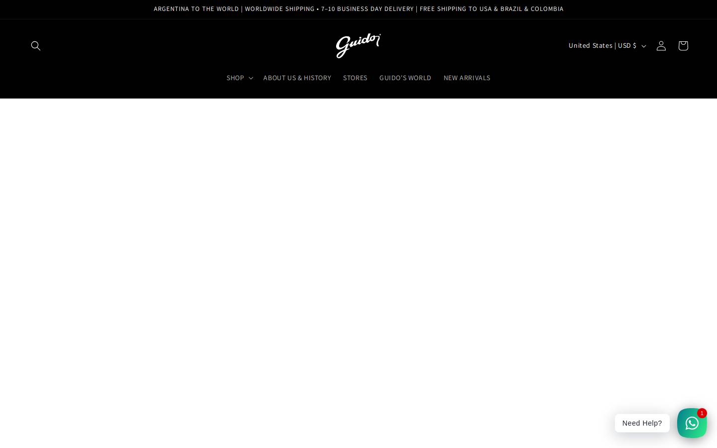 zapateriaguido.com homepage screenshot