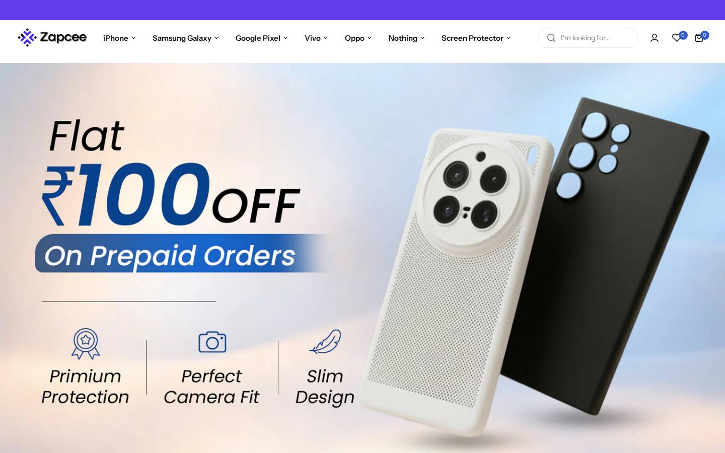 zapcee.com homepage screenshot
