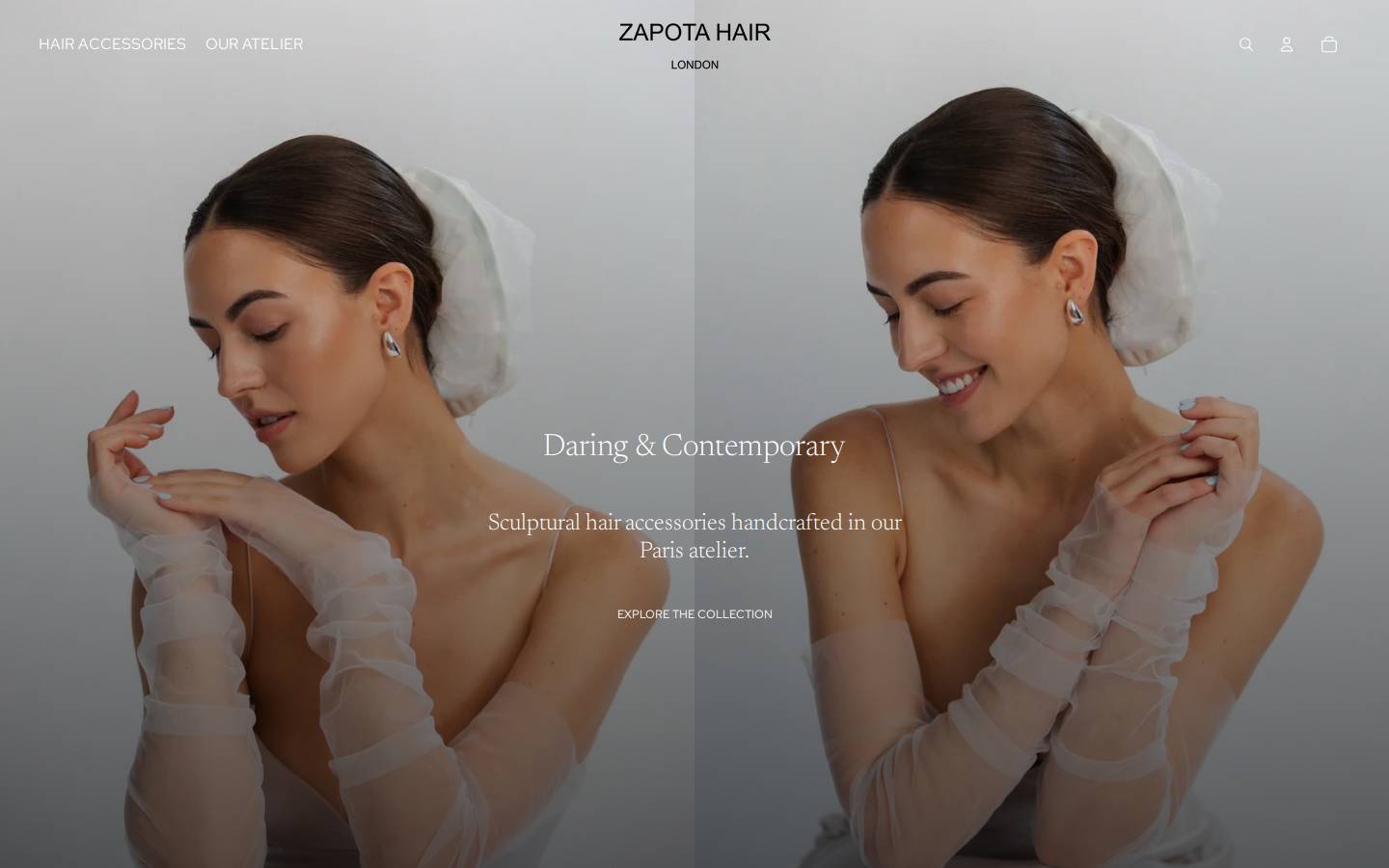 zapotahair.com homepage screenshot
