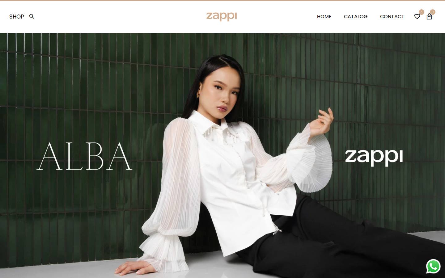 zappiofficial.com homepage screenshot