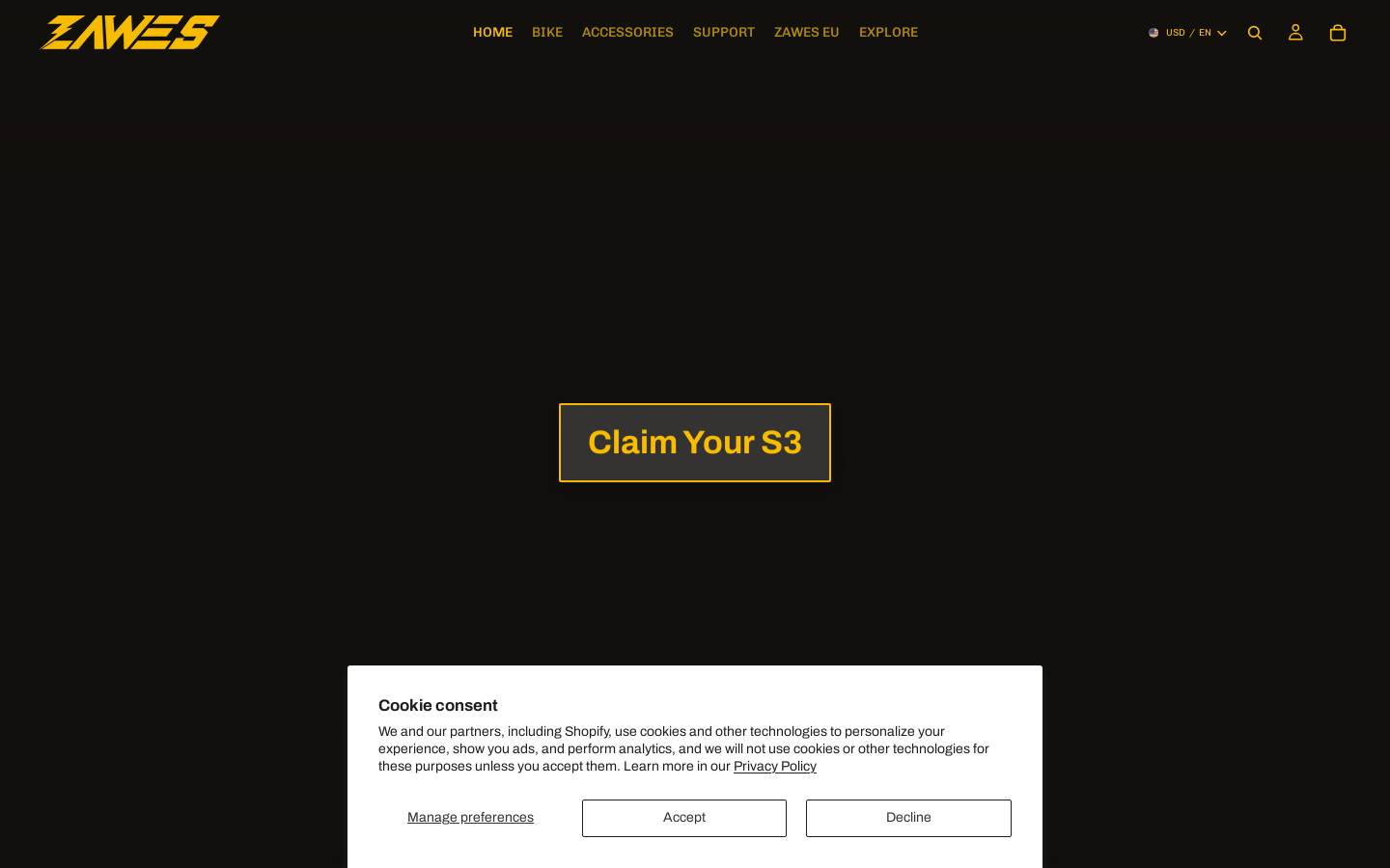 zawes.com homepage screenshot