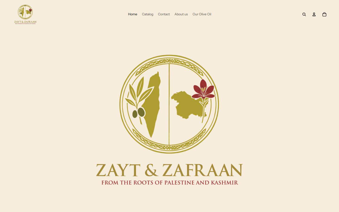 zaytzafraanheritage.com homepage screenshot