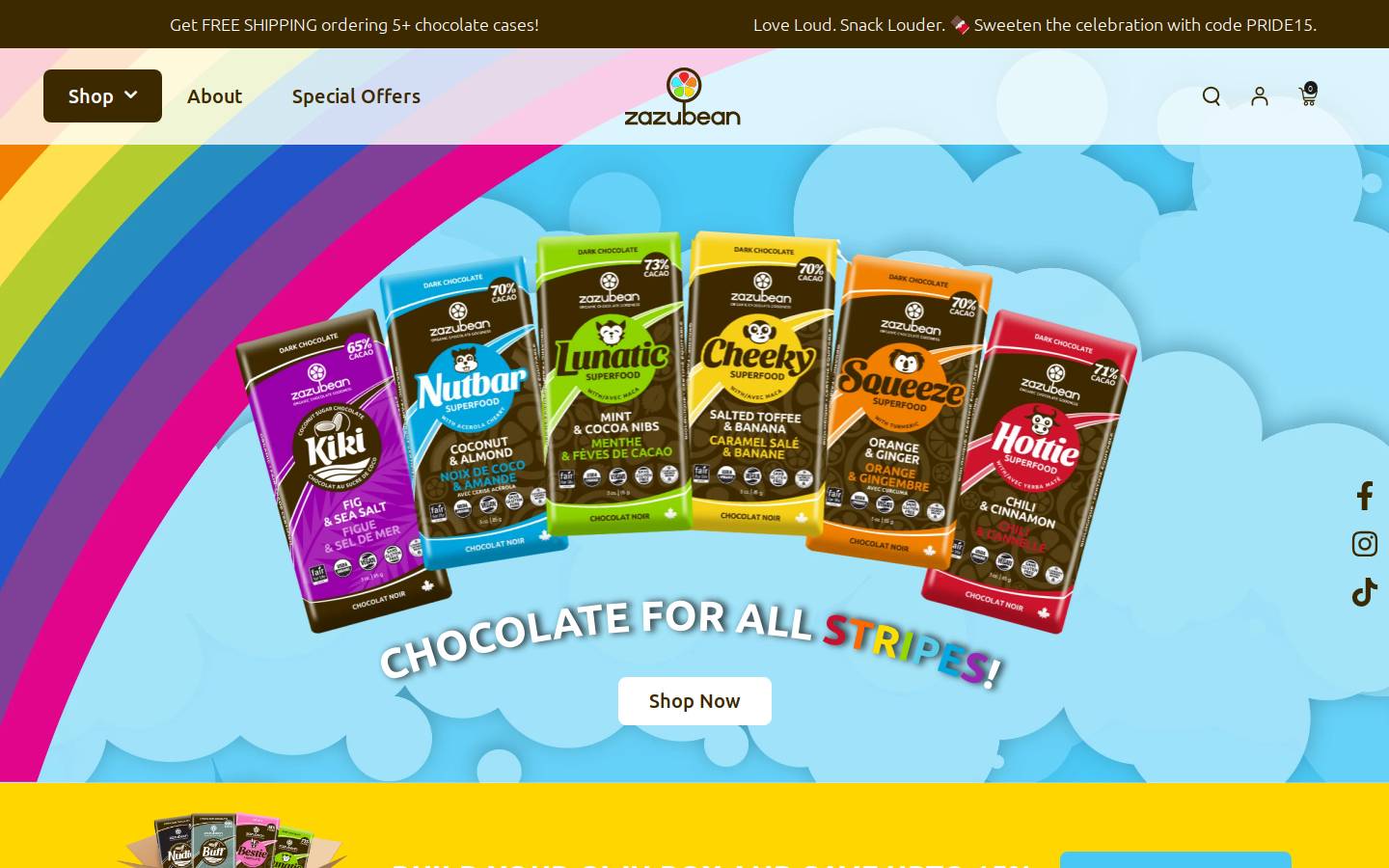 zazubean.com homepage screenshot