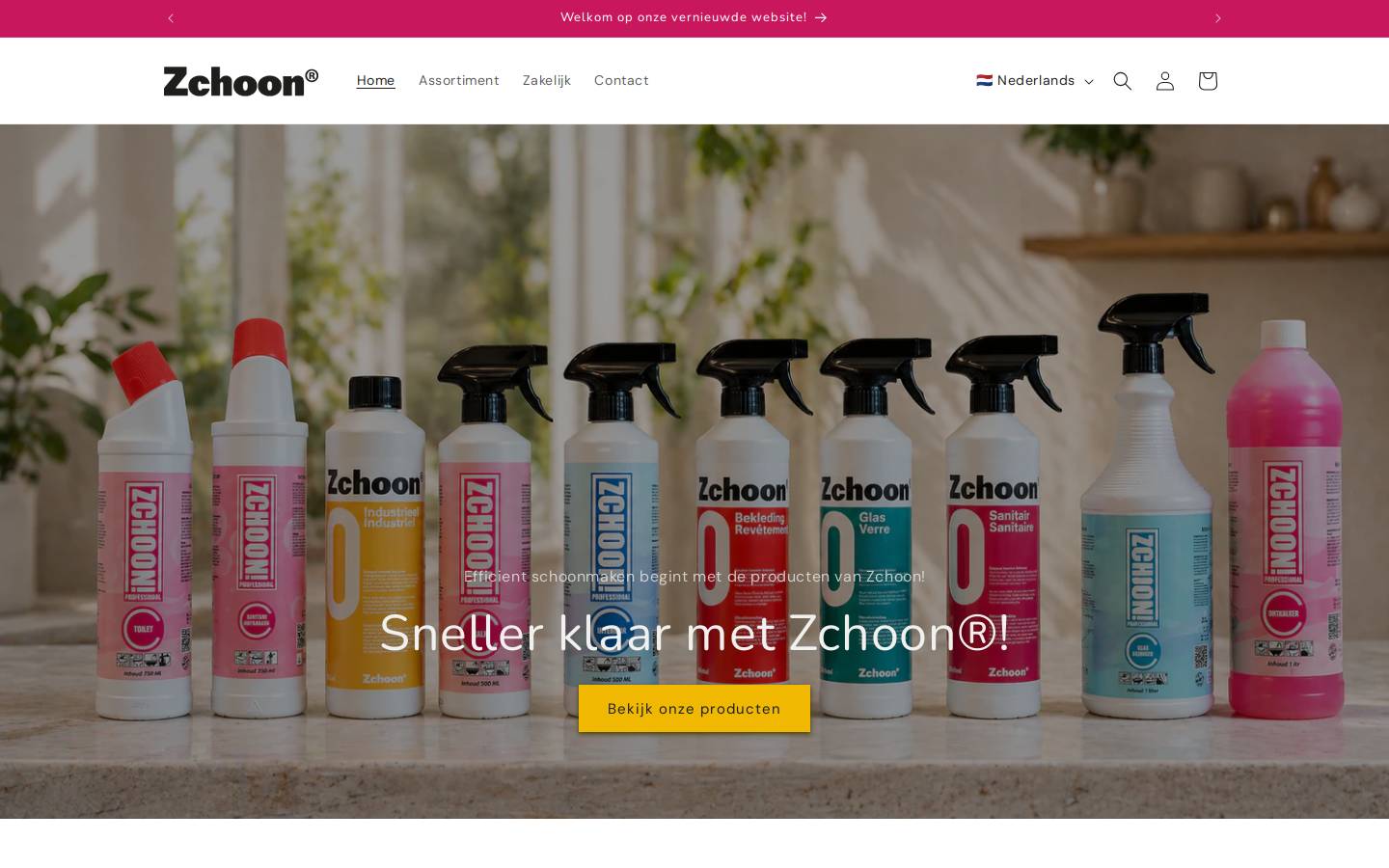 Zchoon homepage screenshot