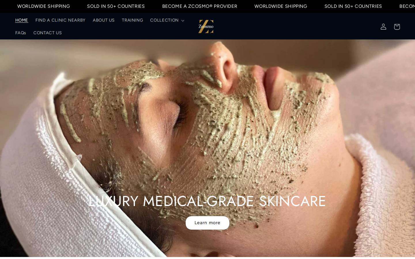 zcosmo.com homepage screenshot