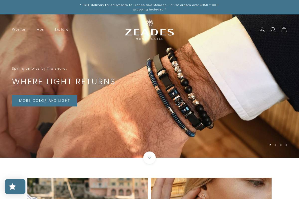 zeades.com homepage screenshot