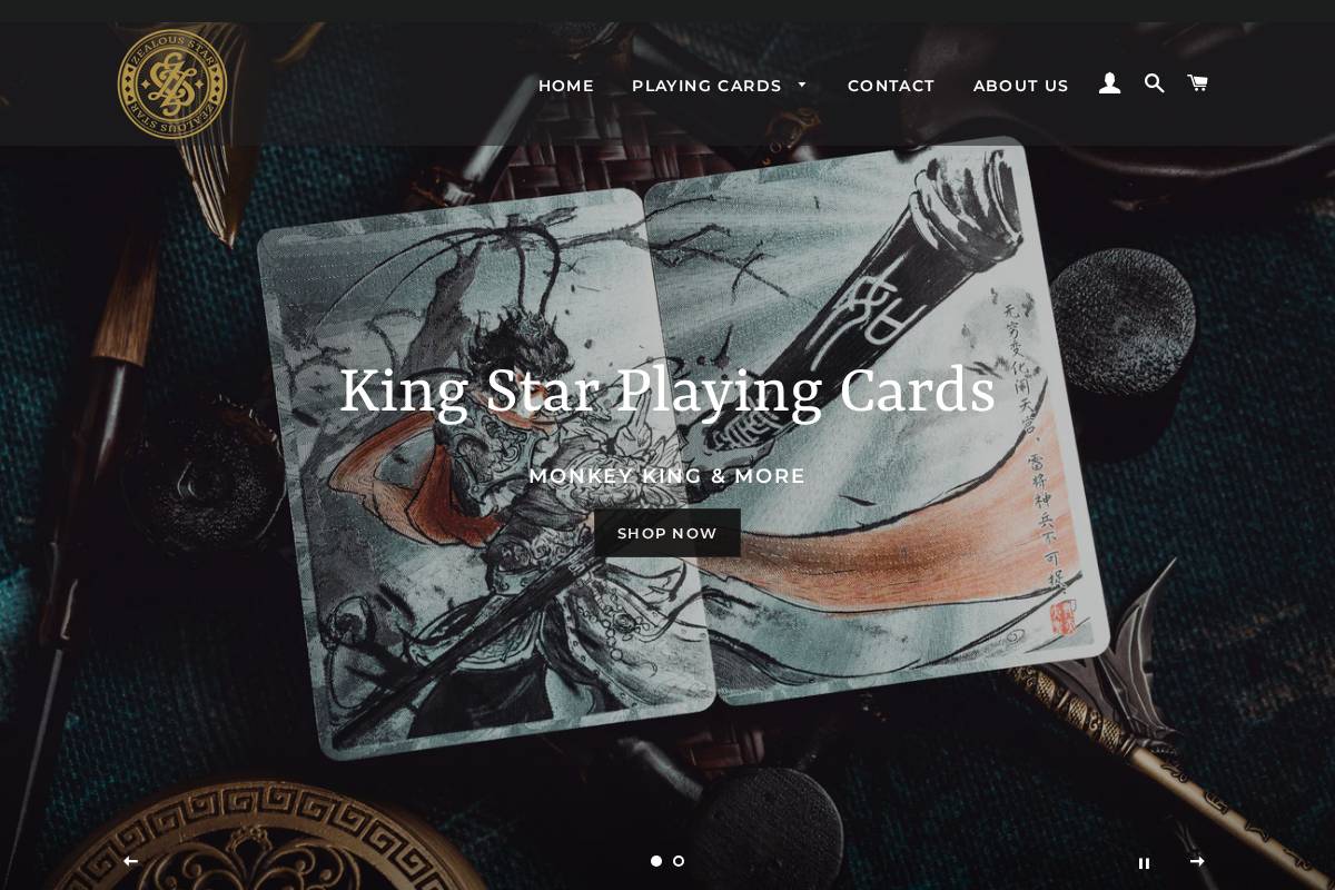 zealousstar.com homepage screenshot