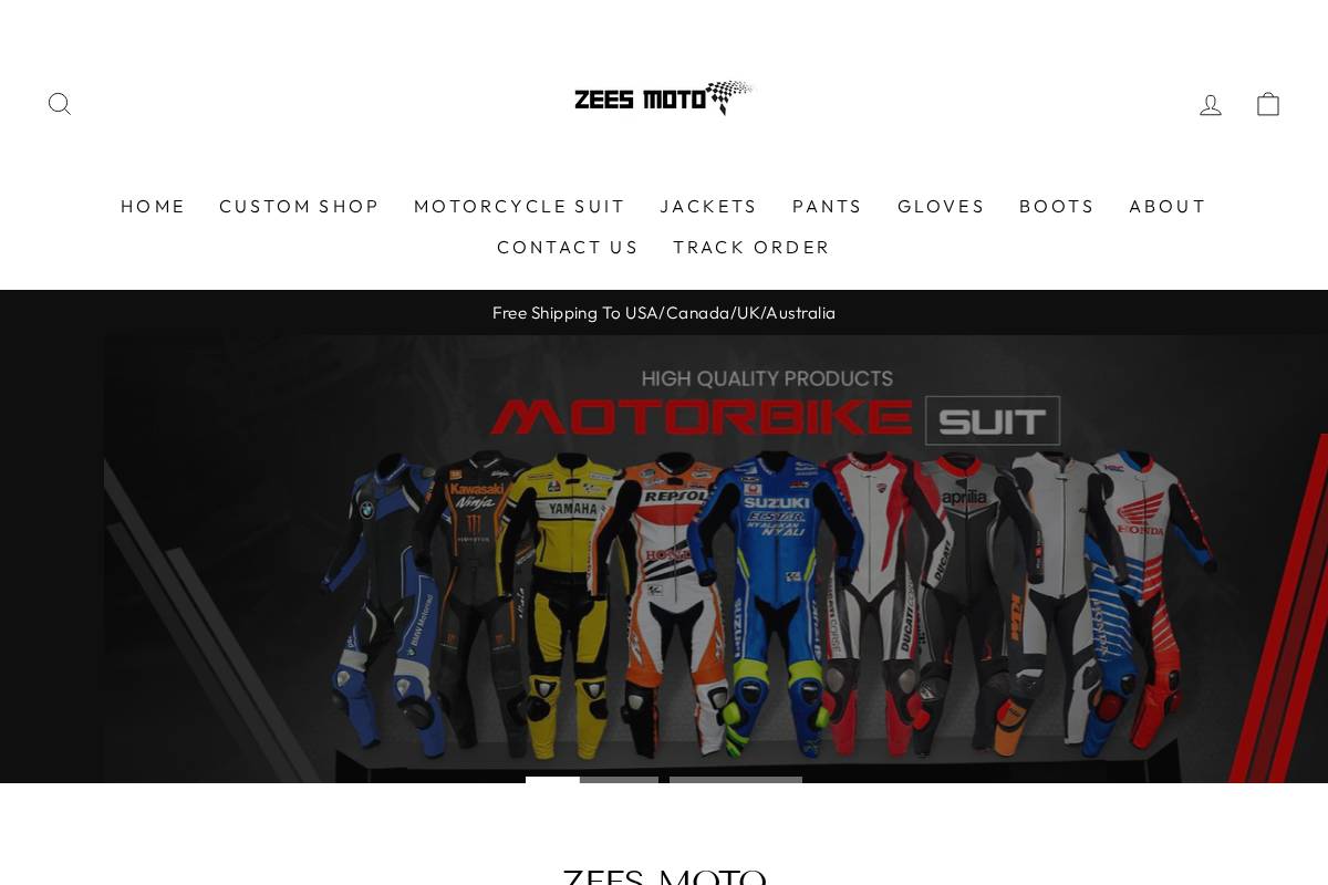 zeesmoto.com homepage screenshot