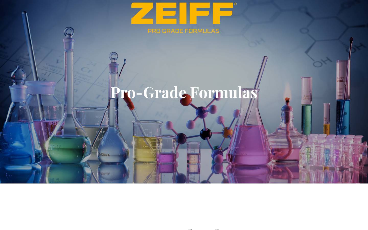 zeiffproducts.com homepage screenshot