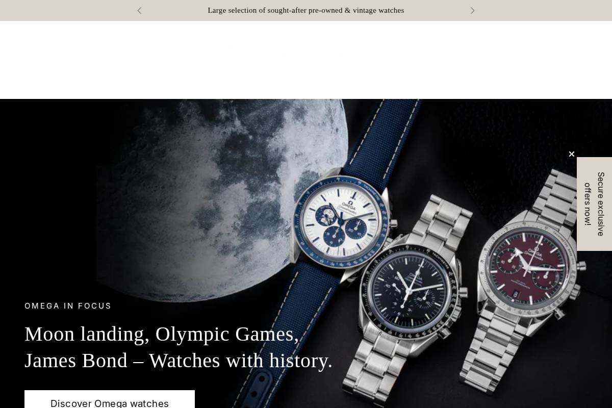 Zeitauktion GmbH homepage screenshot