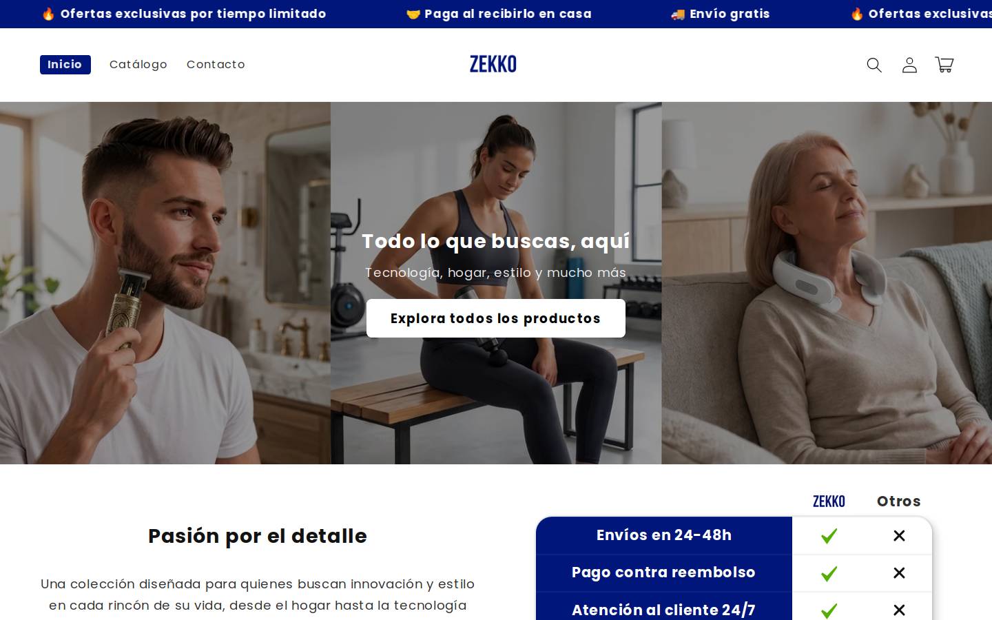 zekko.es homepage screenshot
