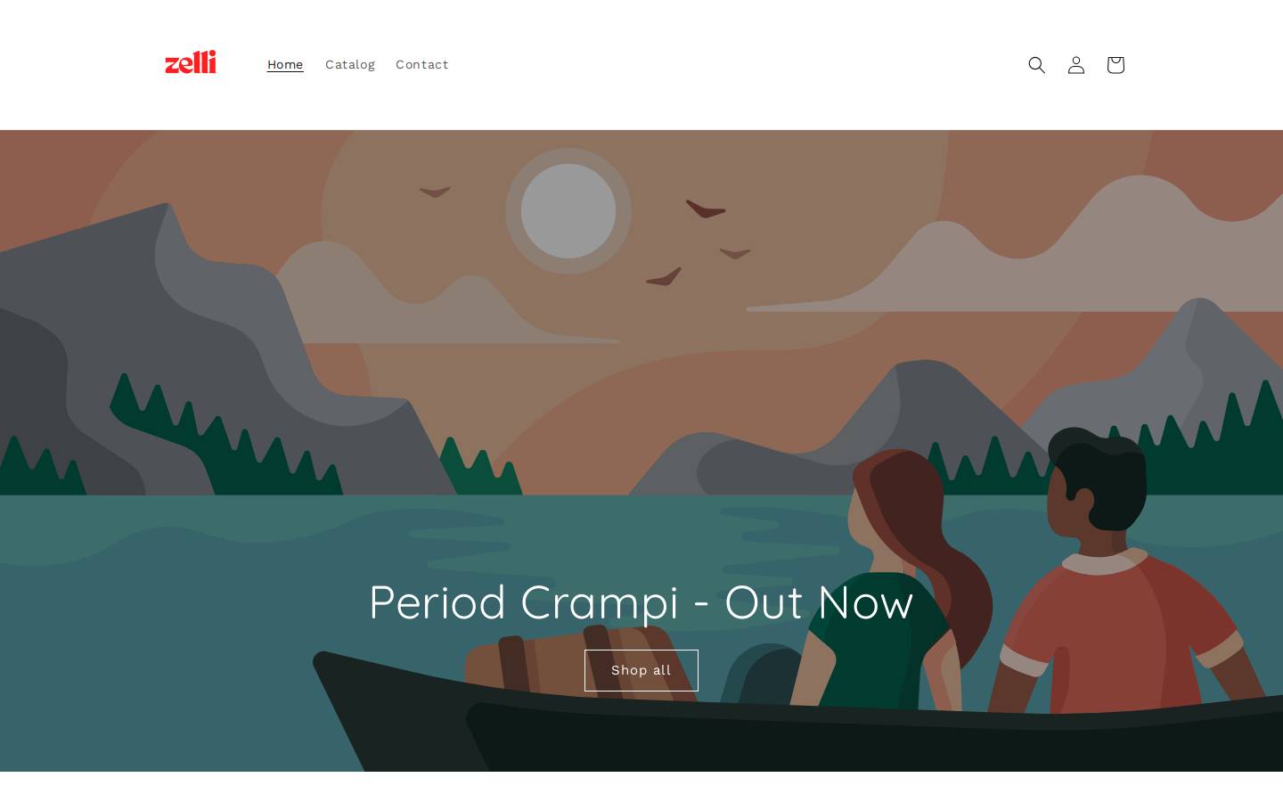 Zelli homepage screenshot