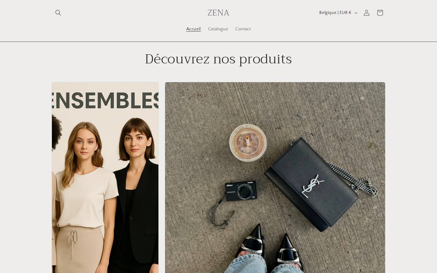 zenamode.com homepage screenshot