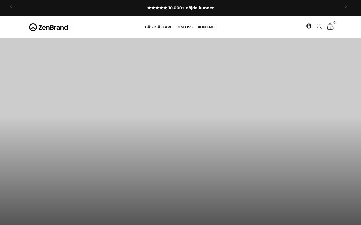 zenbrand.se homepage screenshot