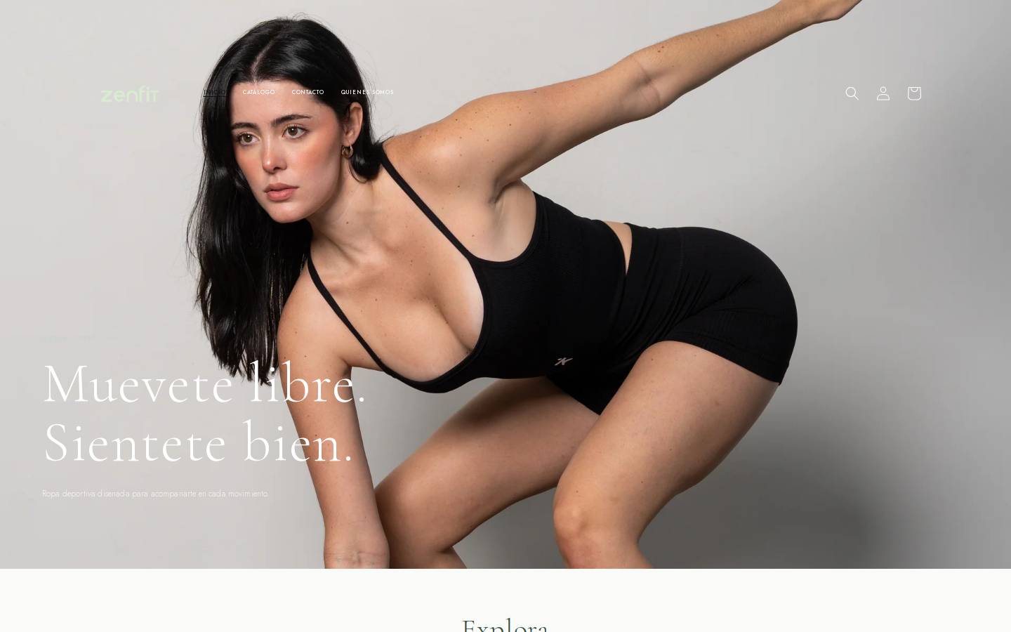 zenfit.com.co homepage screenshot