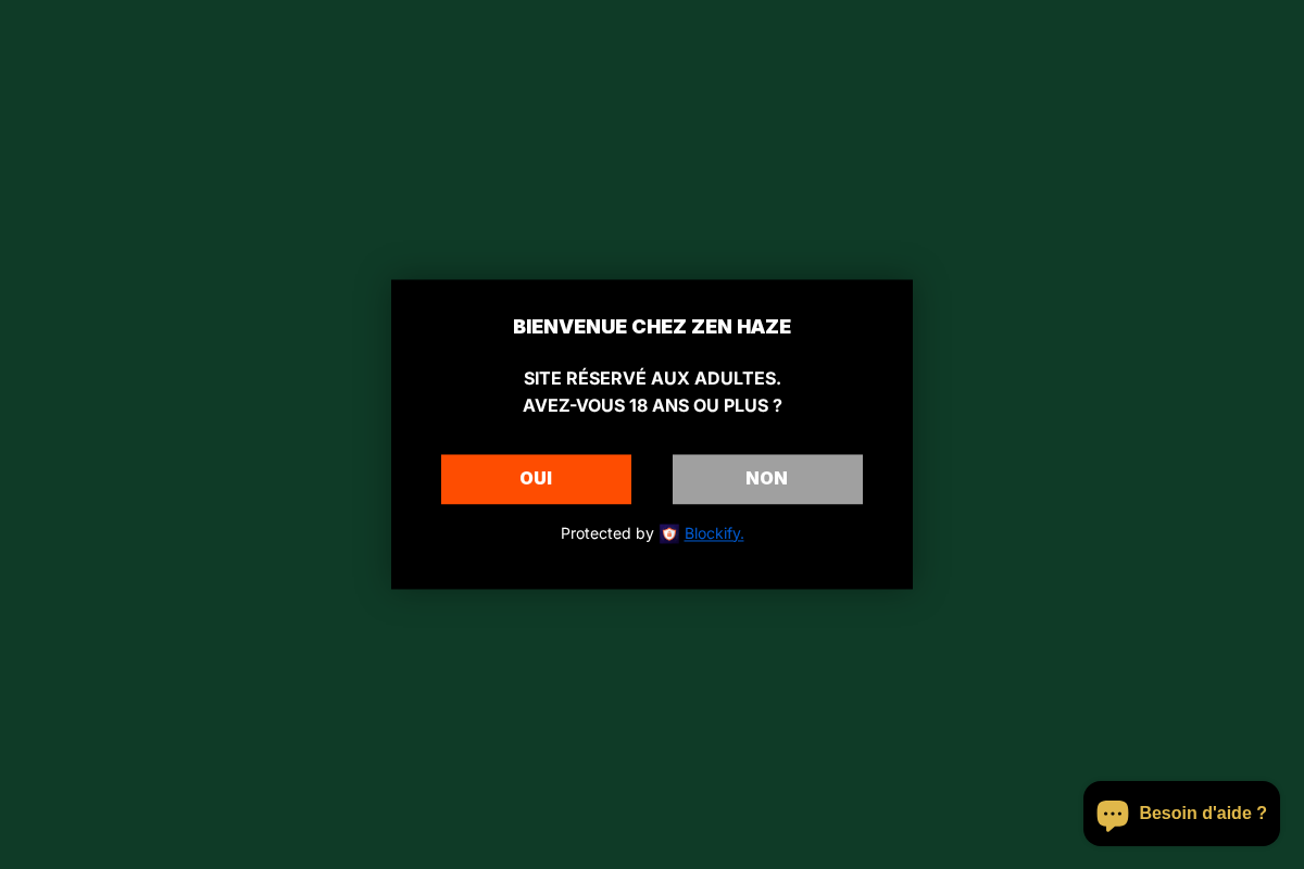 zenhaze-cbd.fr homepage screenshot