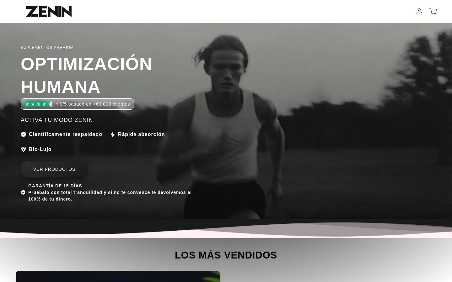zenin.club homepage screenshot