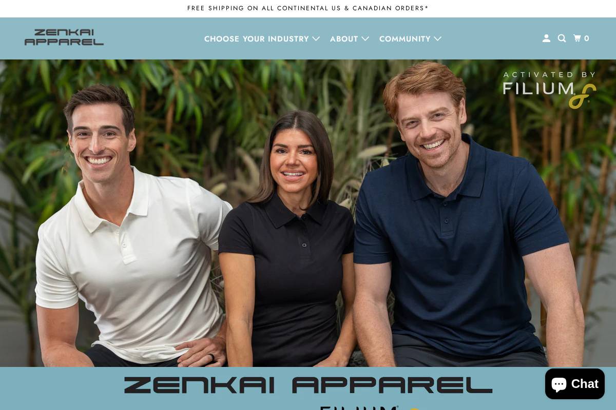 zenkaisports.com homepage screenshot