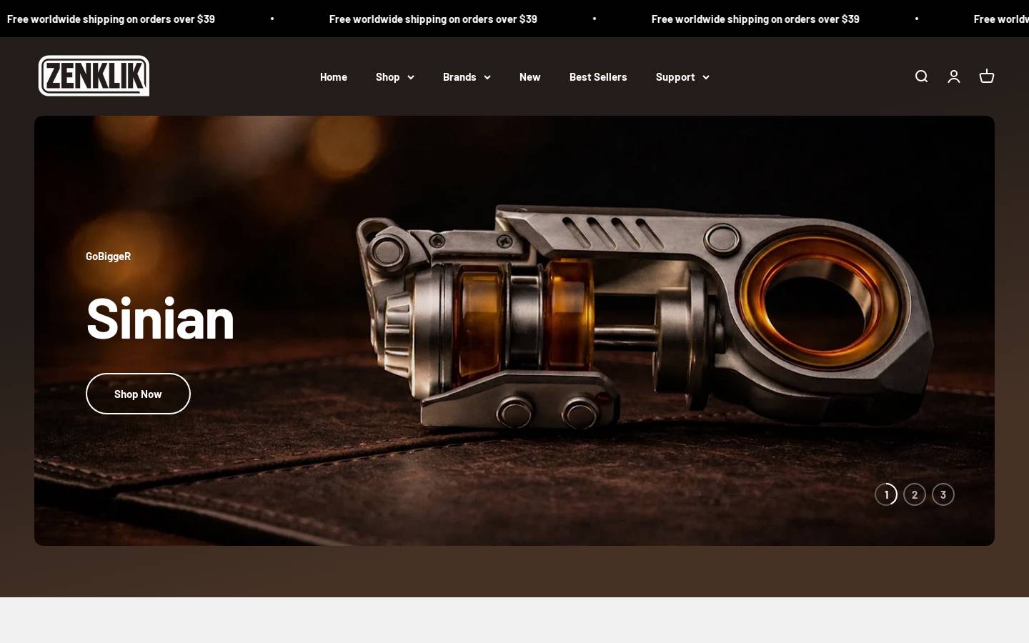 zenklik.store homepage screenshot