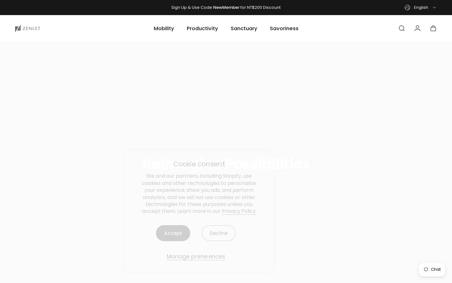 zenlet.co homepage screenshot