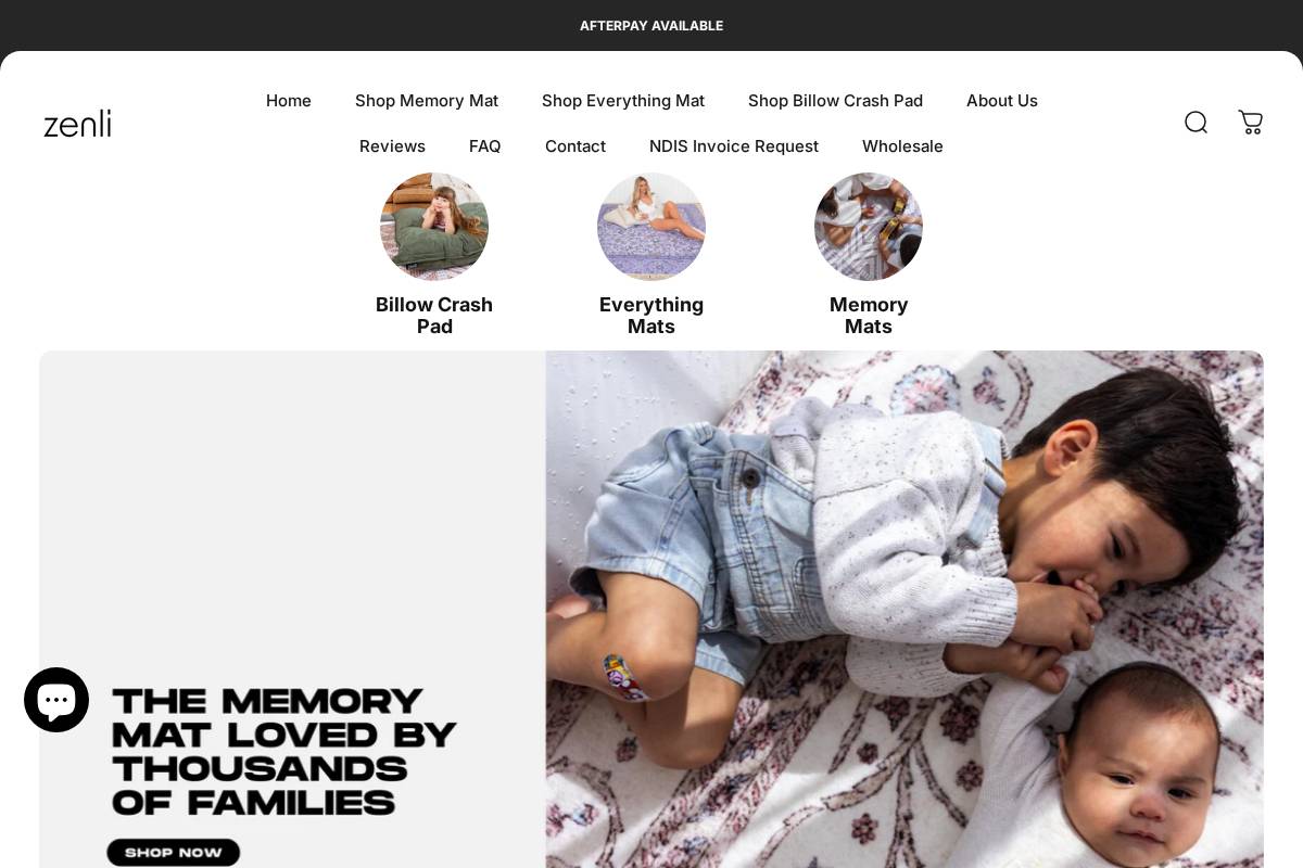 zenli.com.au homepage screenshot