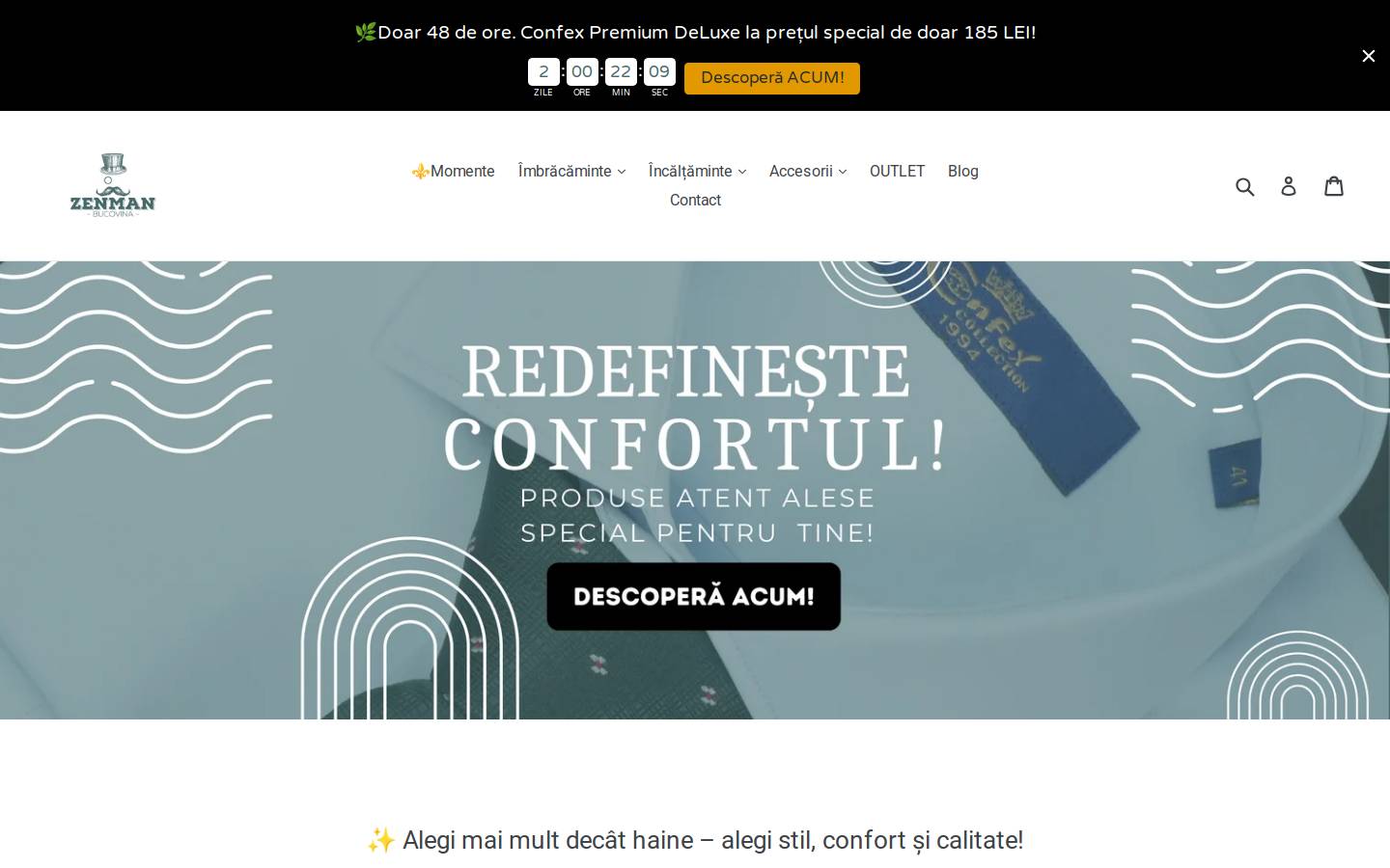 zenman.ro homepage screenshot