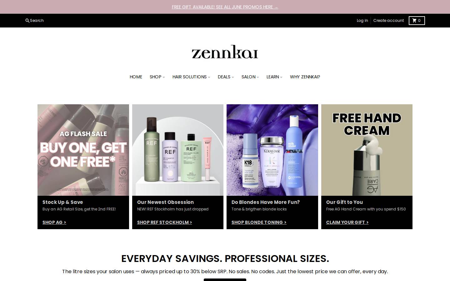 zennkai.com homepage screenshot
