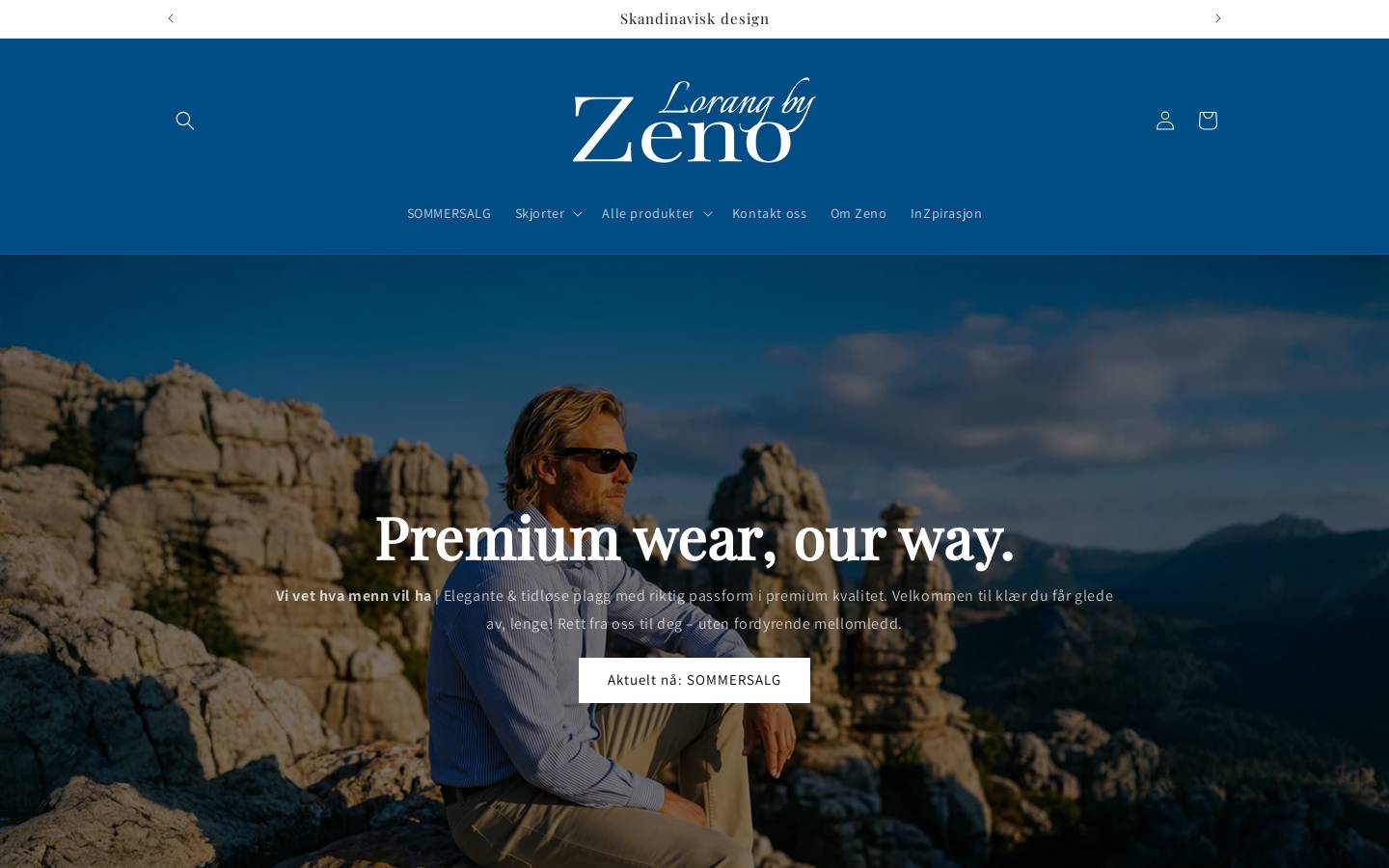 zeno.no homepage screenshot