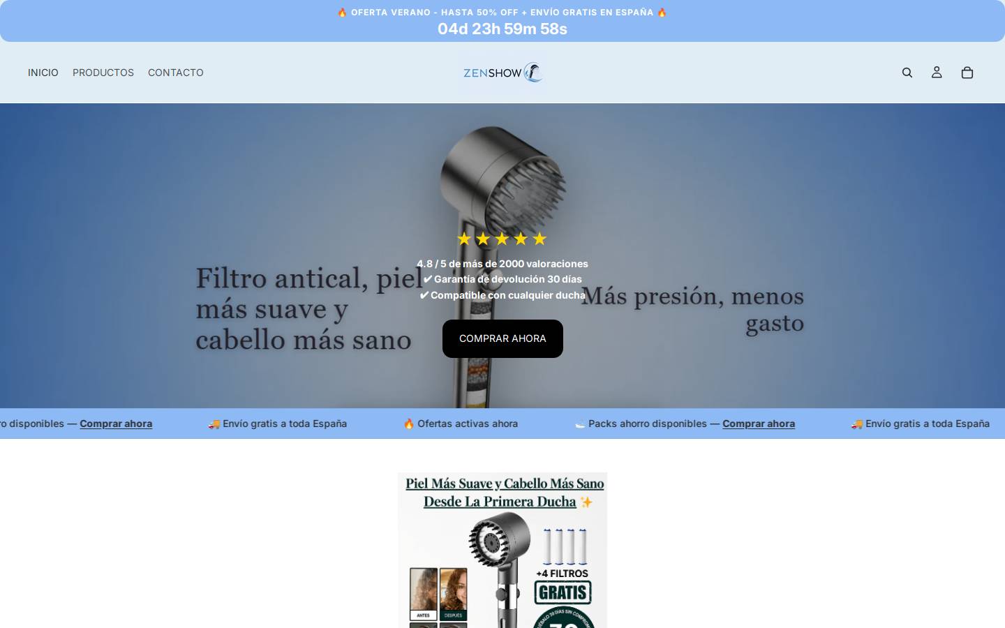 zenshow.shop homepage screenshot