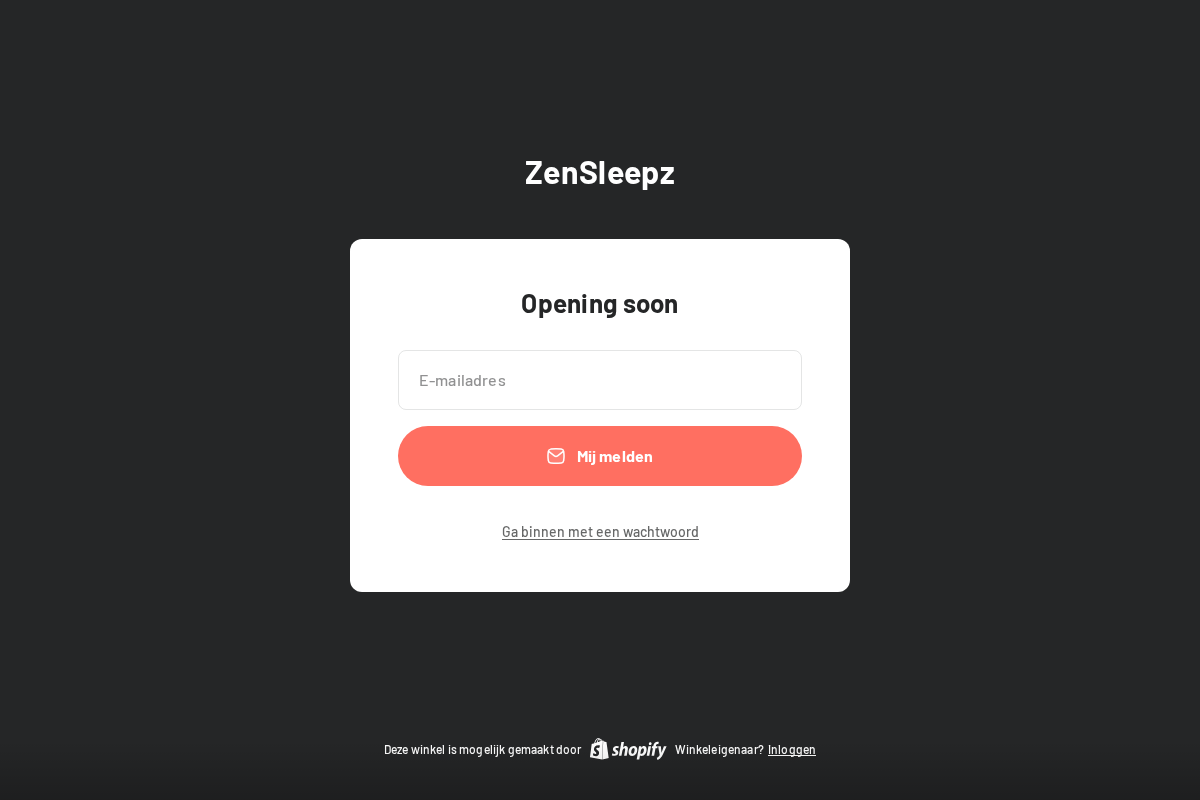 zensleepz.com homepage screenshot