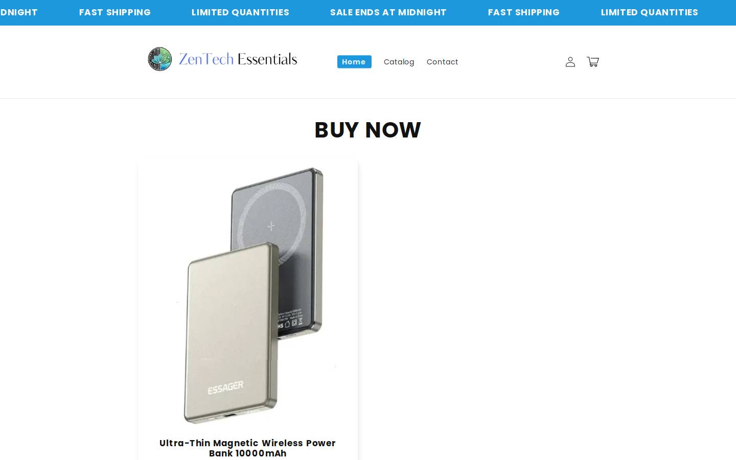 zentechessentials.com homepage screenshot