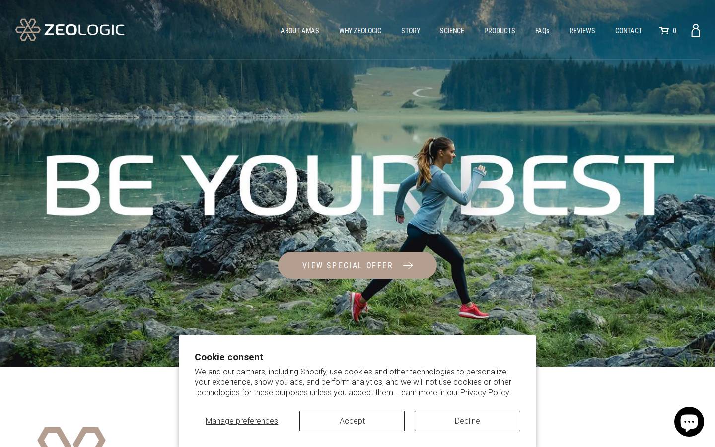 zeologic.co homepage screenshot