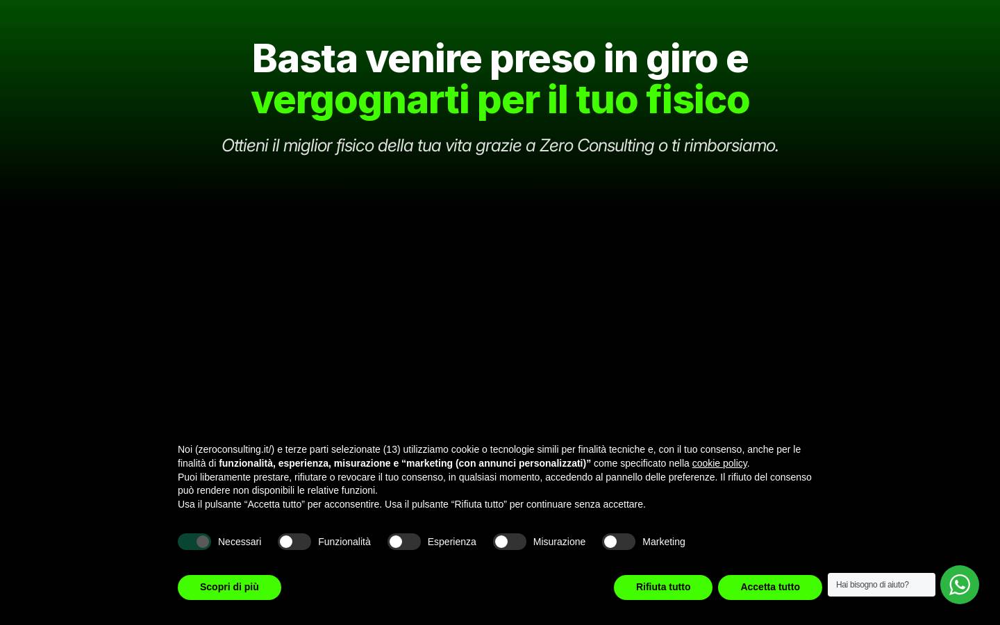 ZeroConsulting homepage screenshot