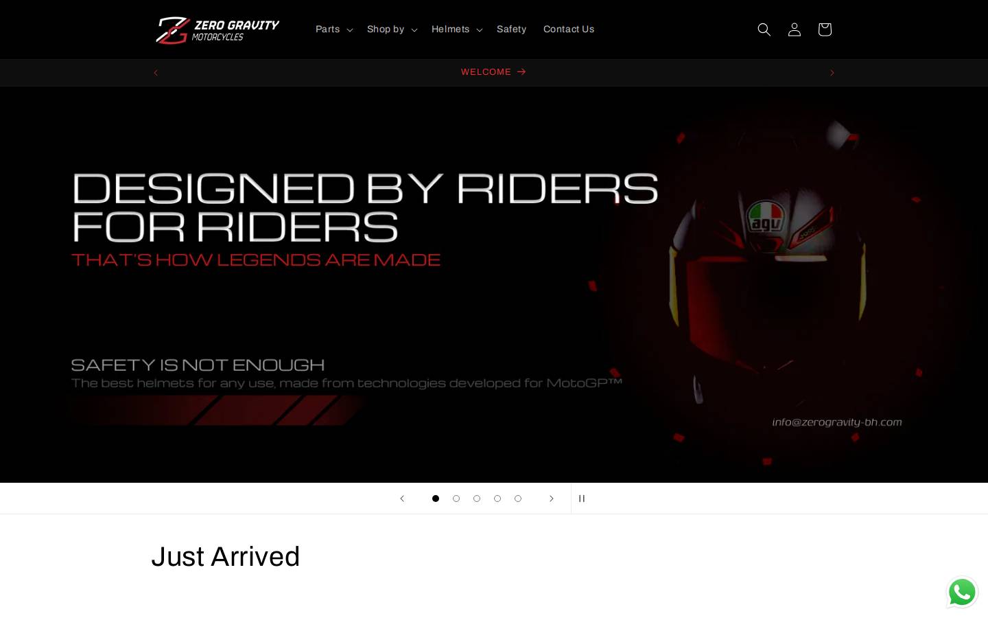 zerogravity-bh.com homepage screenshot