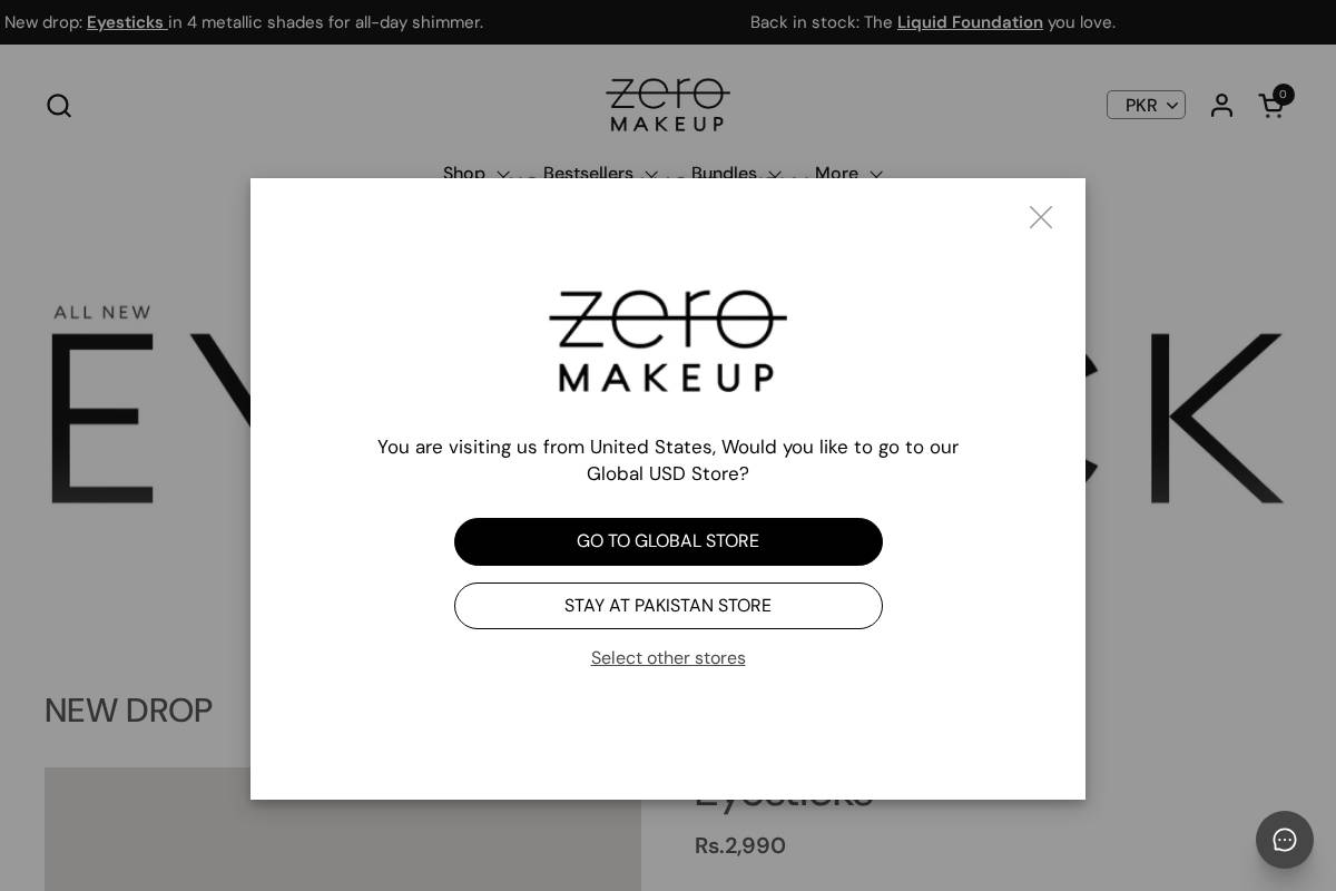 zeromakeup.com homepage screenshot