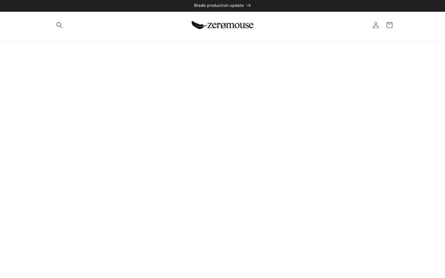 ZeroMOUSE™ homepage screenshot
