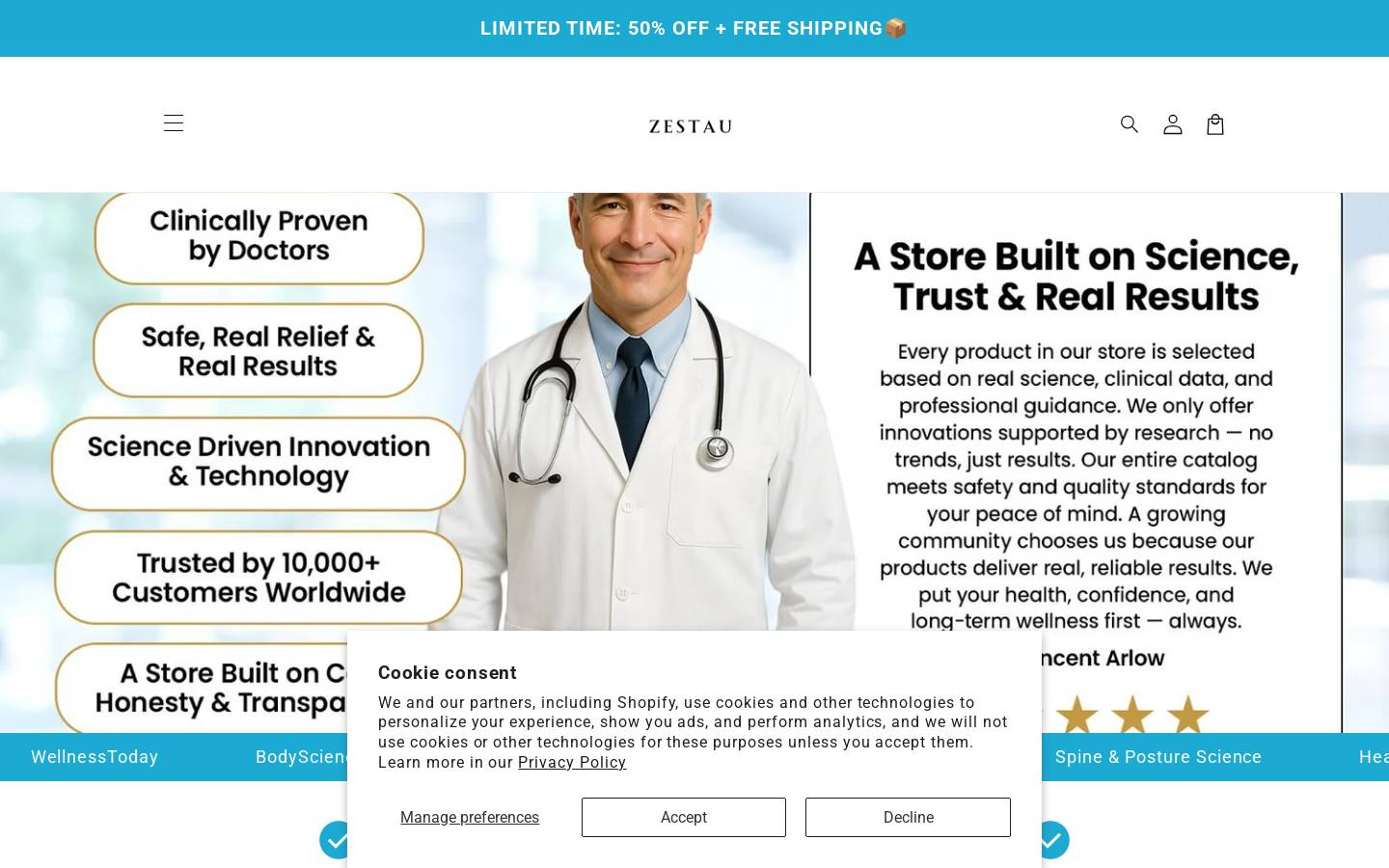 zestau.com homepage screenshot