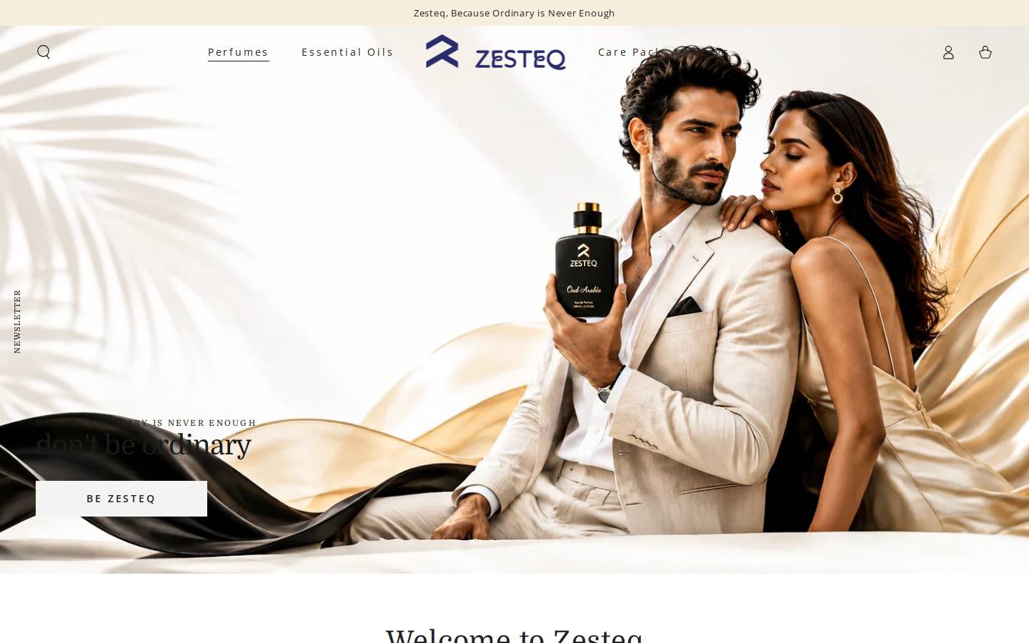 zesteq.com homepage screenshot
