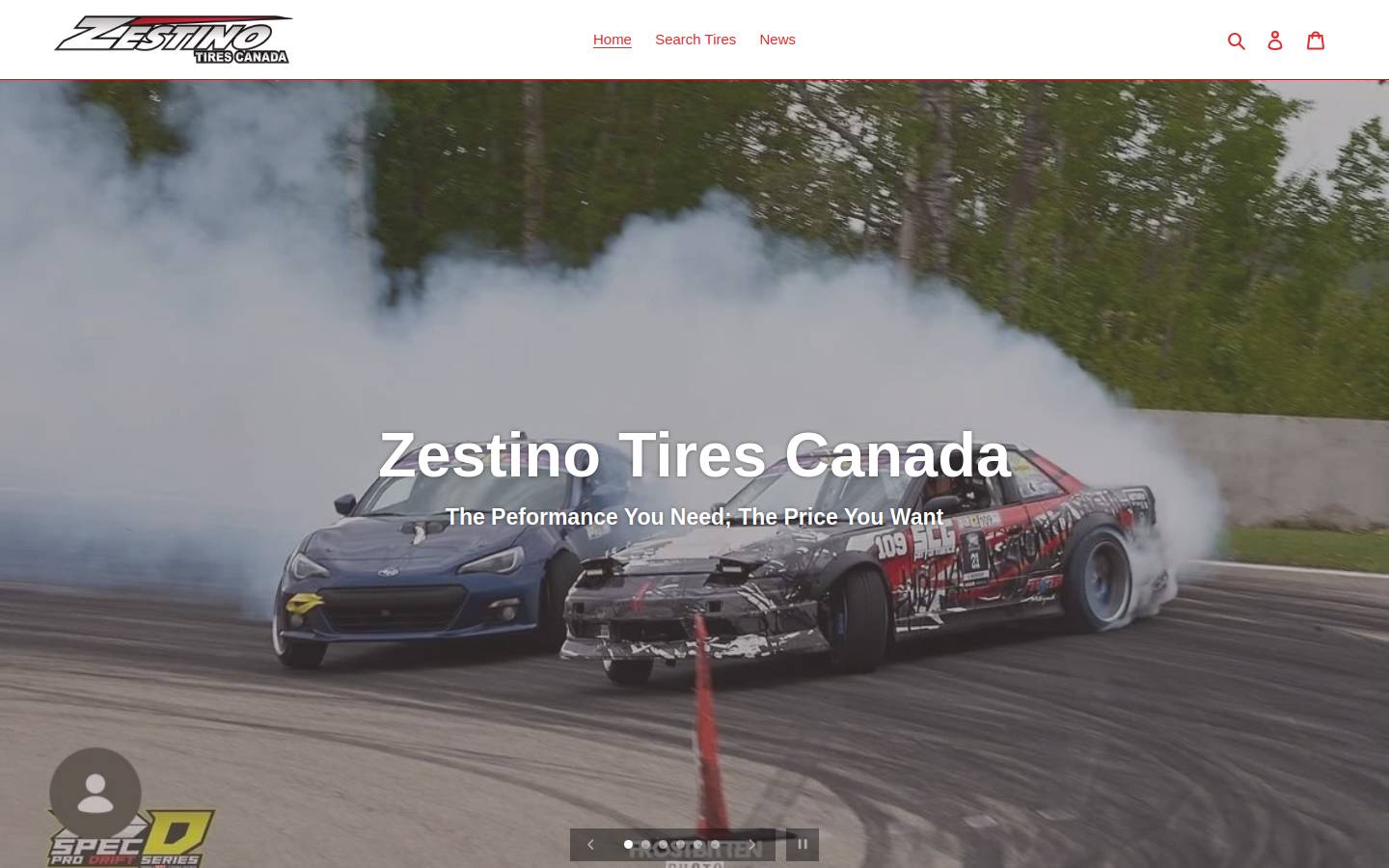 zestino.ca homepage screenshot