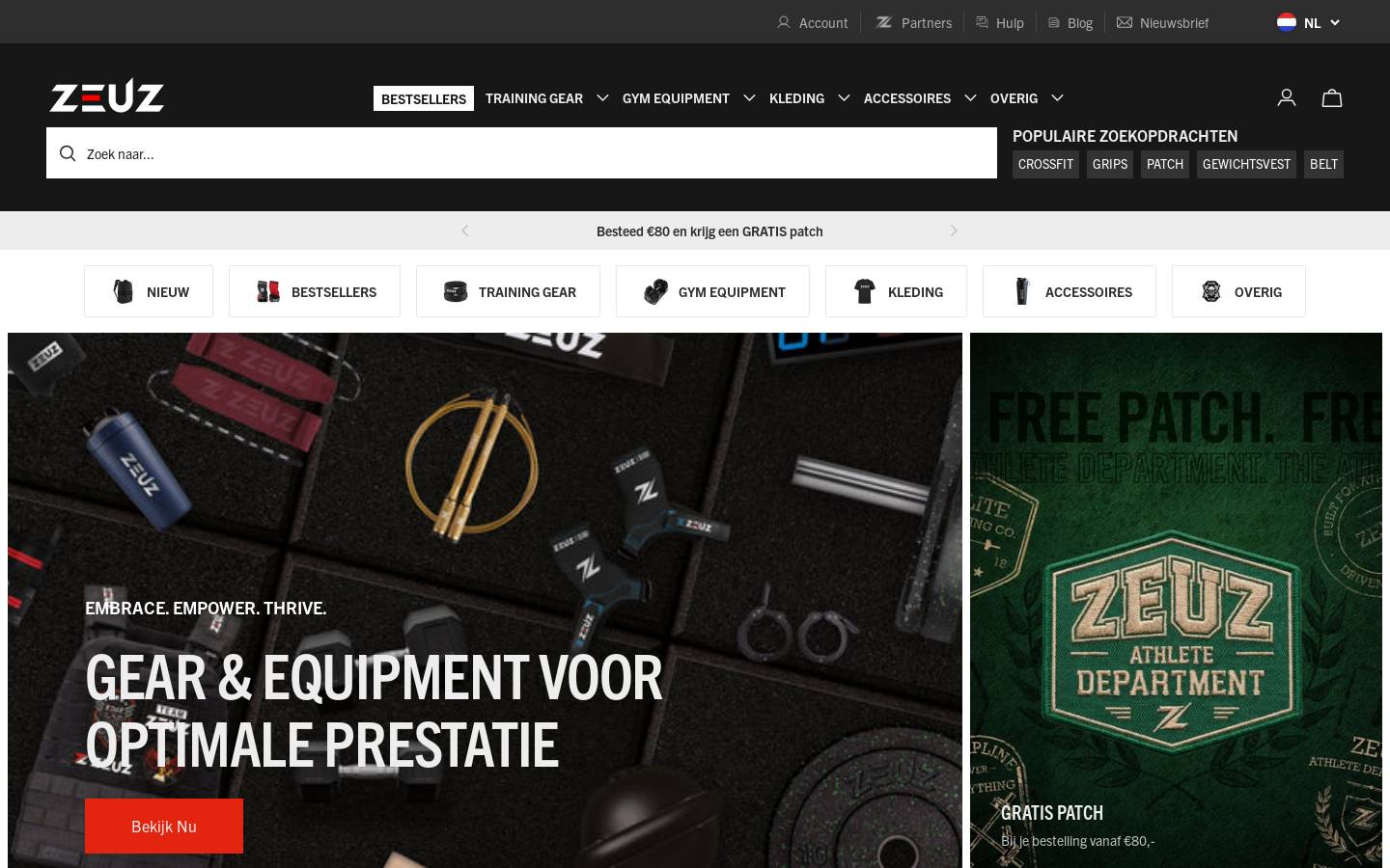 ZEUZ  homepage screenshot