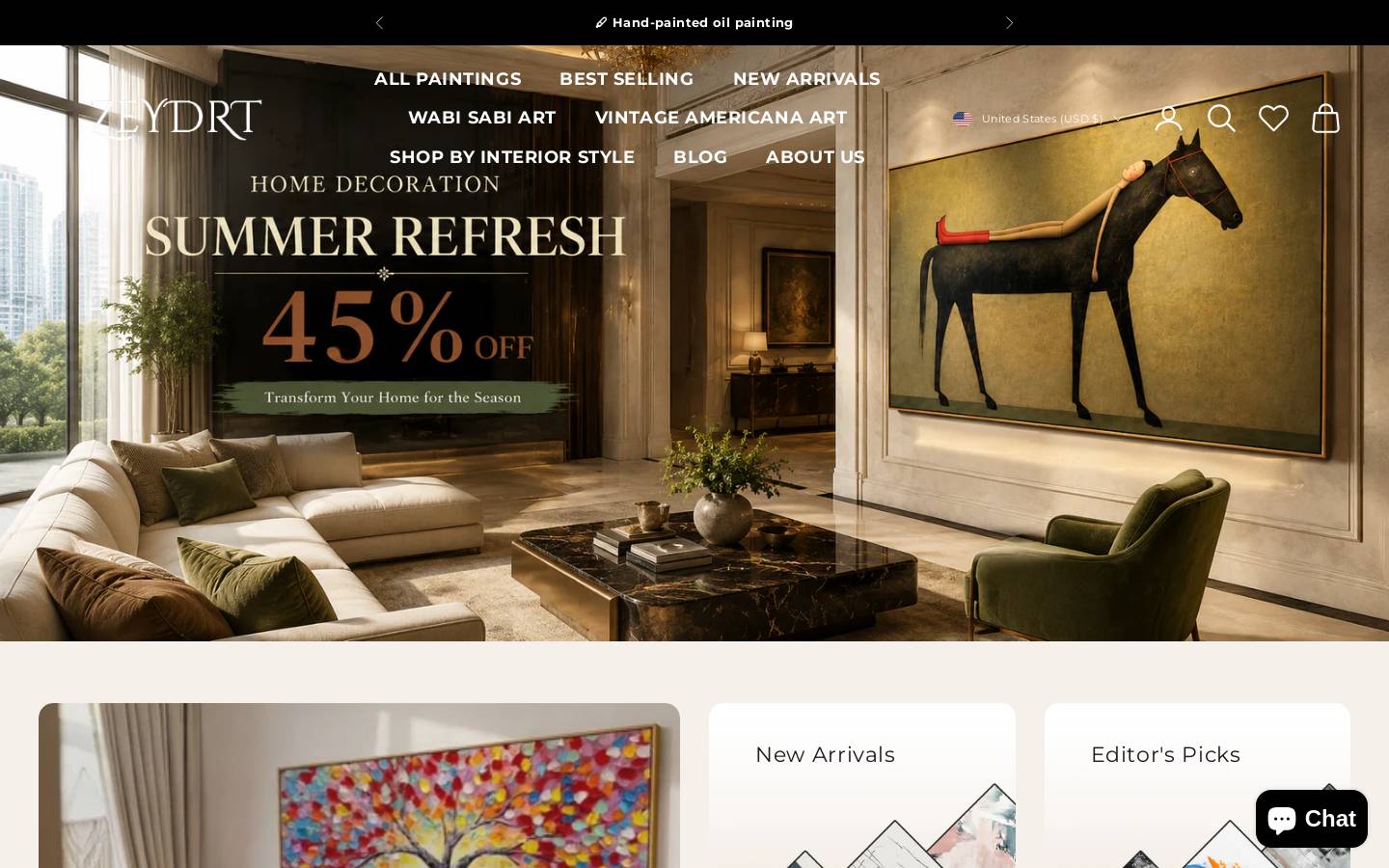 Zeydrt homepage screenshot