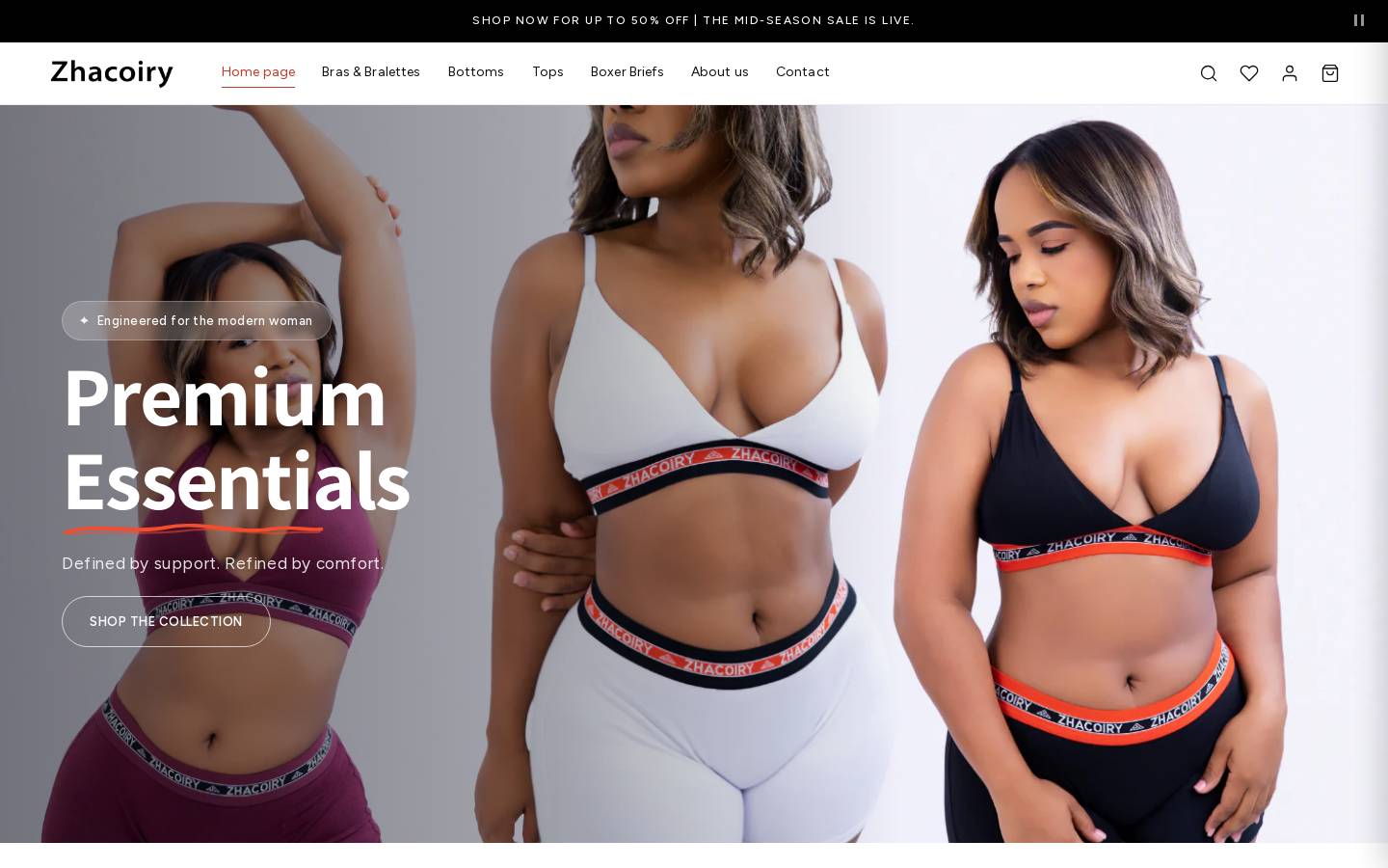 zhacoiry.com homepage screenshot