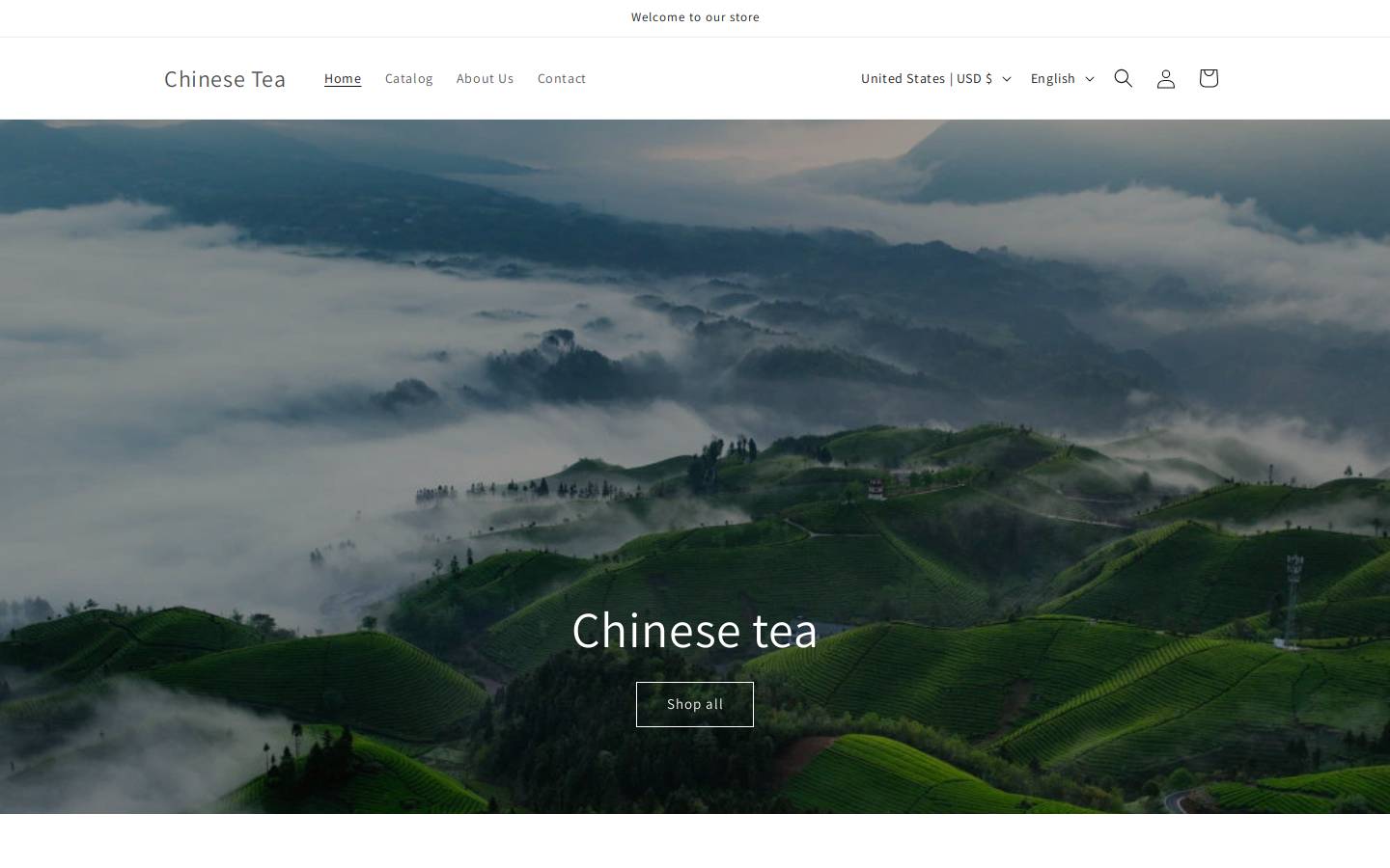 zhenteahouse.shop homepage screenshot