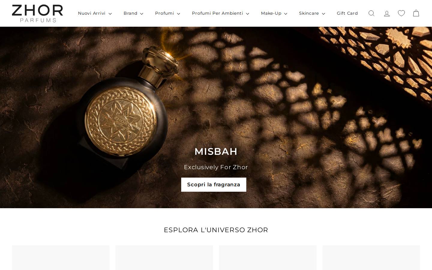 ZHOR homepage screenshot