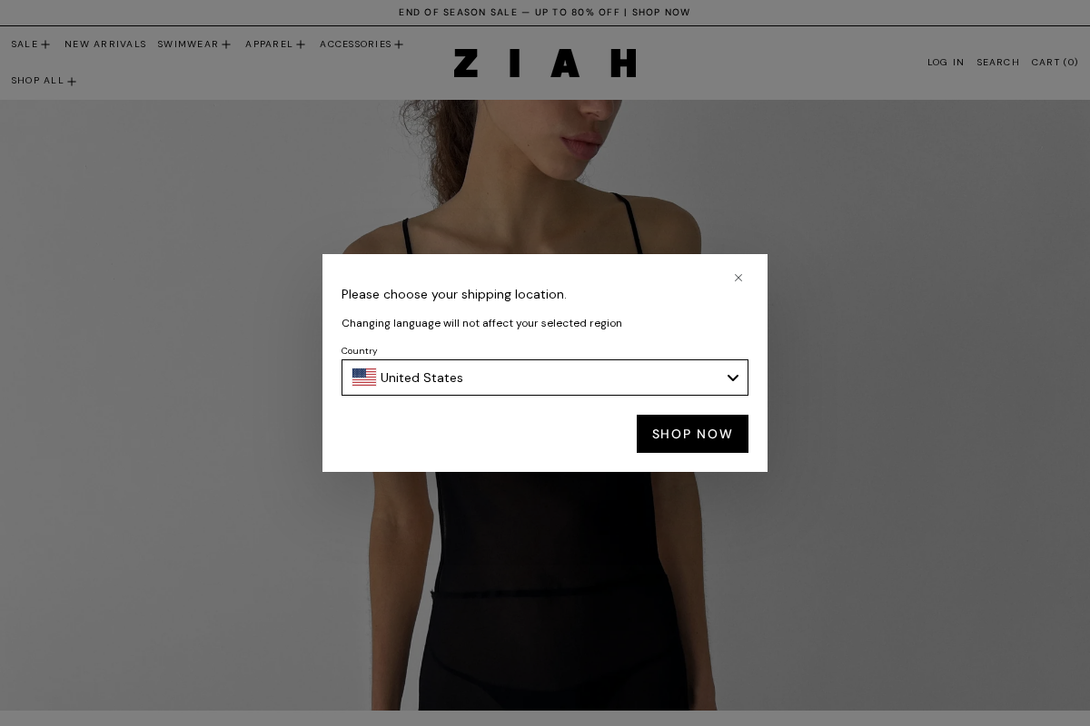 ziah.com.au homepage screenshot