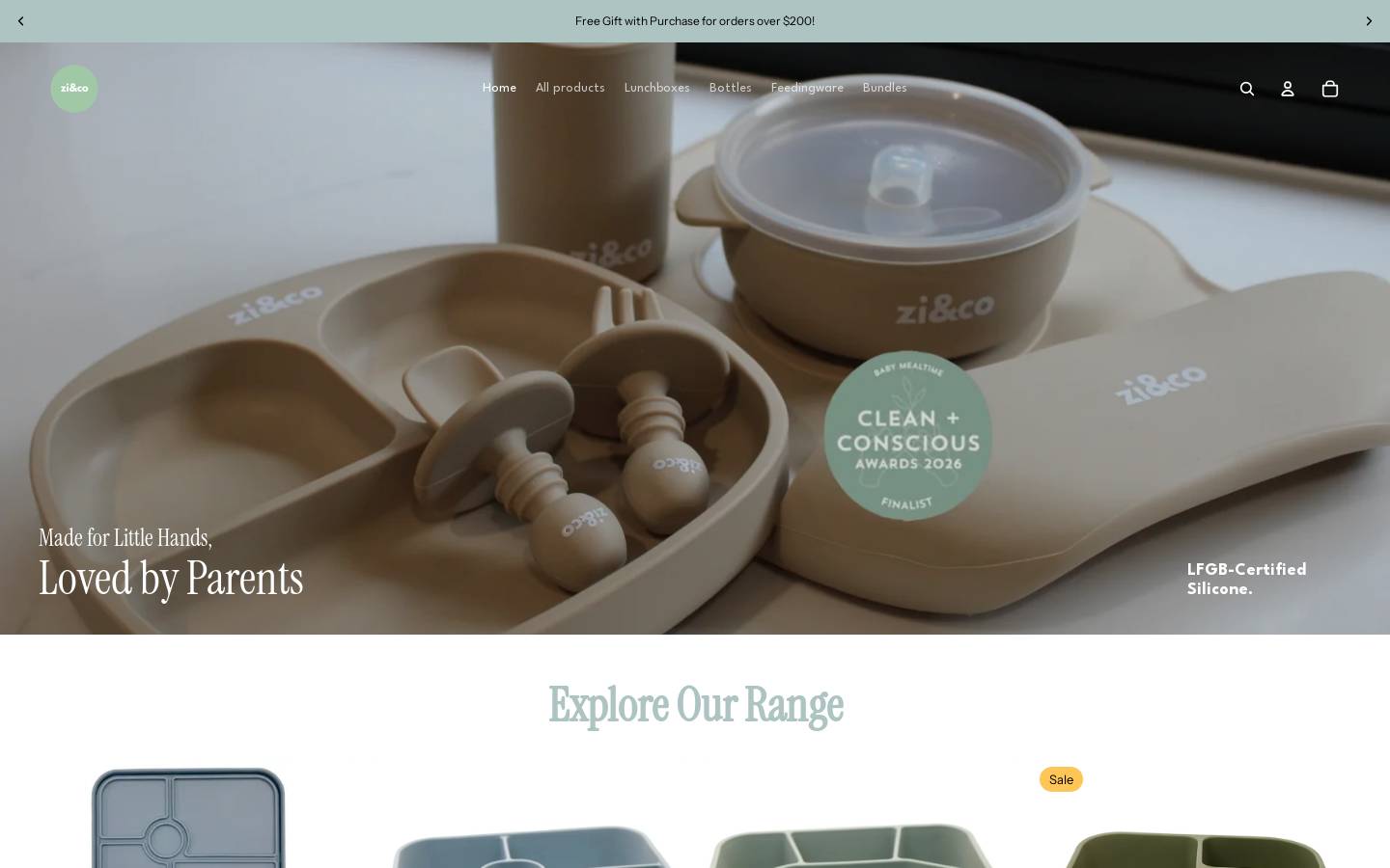ziandco.com.au homepage screenshot