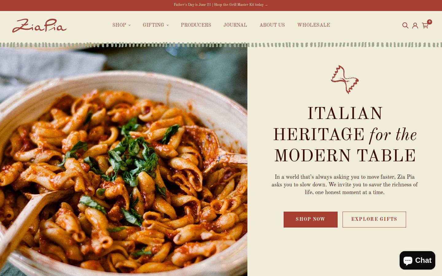 ziapia.com homepage screenshot