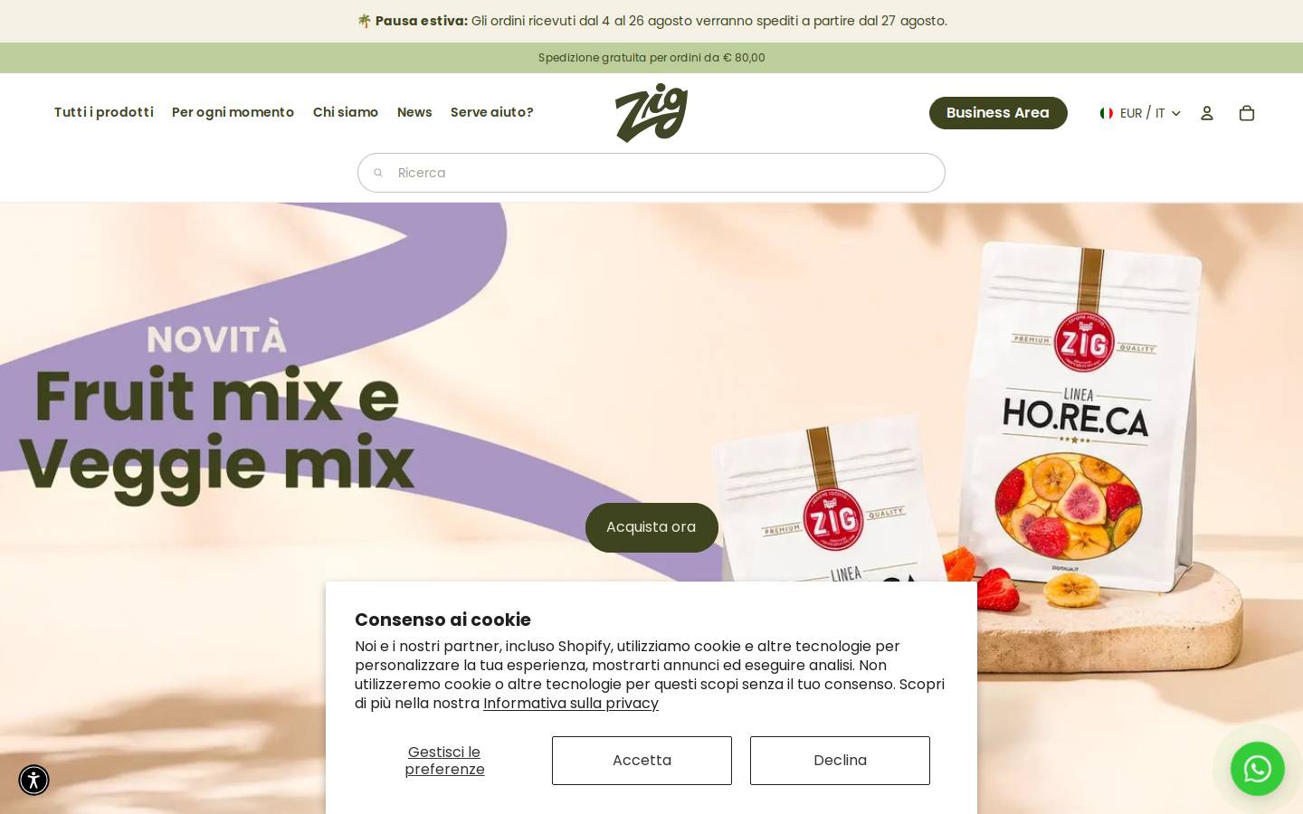 Zenone Iozzino Srl homepage screenshot