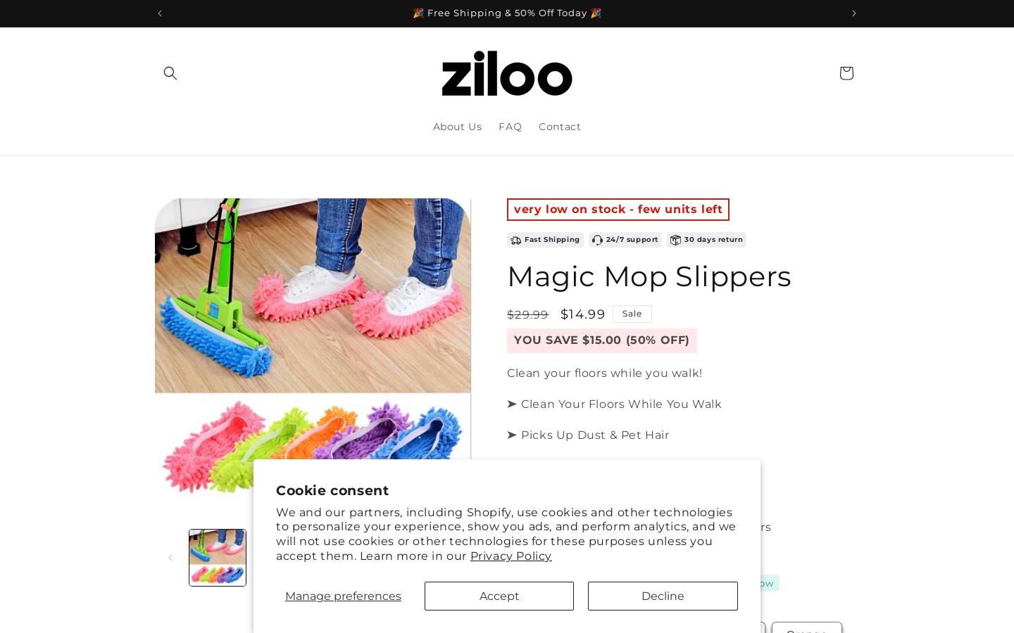 ziloo.co homepage screenshot