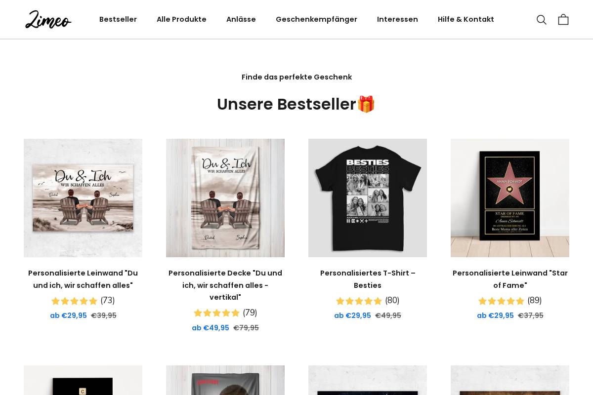 Zimeo homepage screenshot